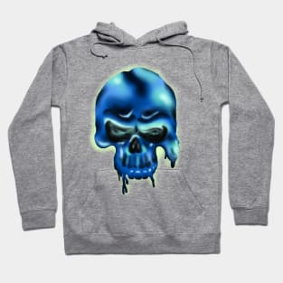 Liquid glow skull Hoodie